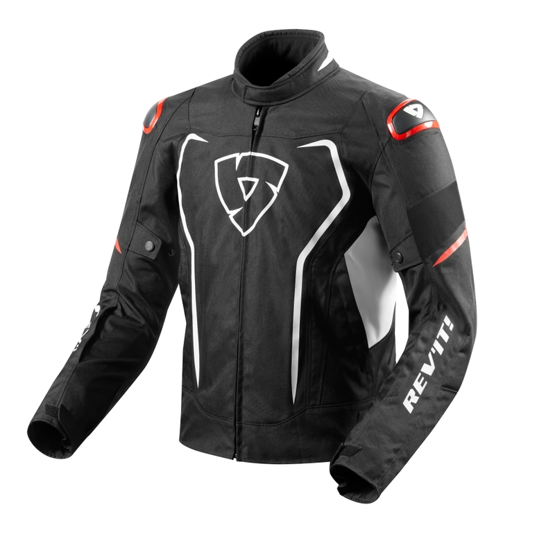 Revit Vertex H2O schwarz und rot Motorrad Jacke Ausverkauf