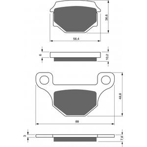 Bremsbeläge GOLDFREN 289 S3