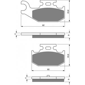 Bremsbeläge GOLDFREN 295 K5