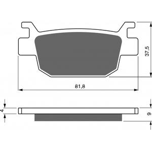 Bremsbeläge GOLDFREN 287 S3