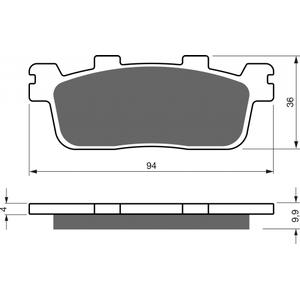 Bremsbeläge GOLDFREN 355 S3