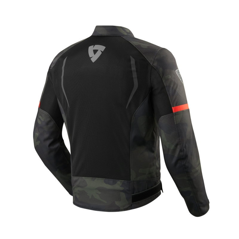 Revit Torque schwarz-grüne Camouflage Motorradjacke Ausverkauf