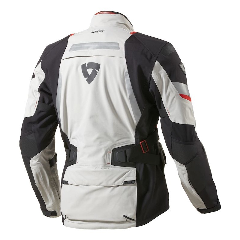 Revit Poseidon GTX Motorradjacke hellgrau-schwarz