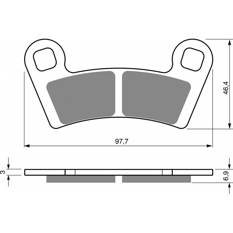 Bremsbeläge GOLDFREN K5