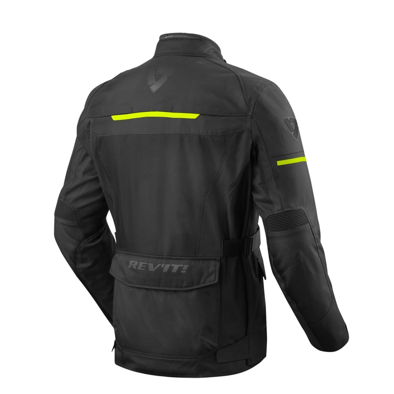 Revit Safari 3 Schwarz-Neongelb Motorradjacke Ausverkauf