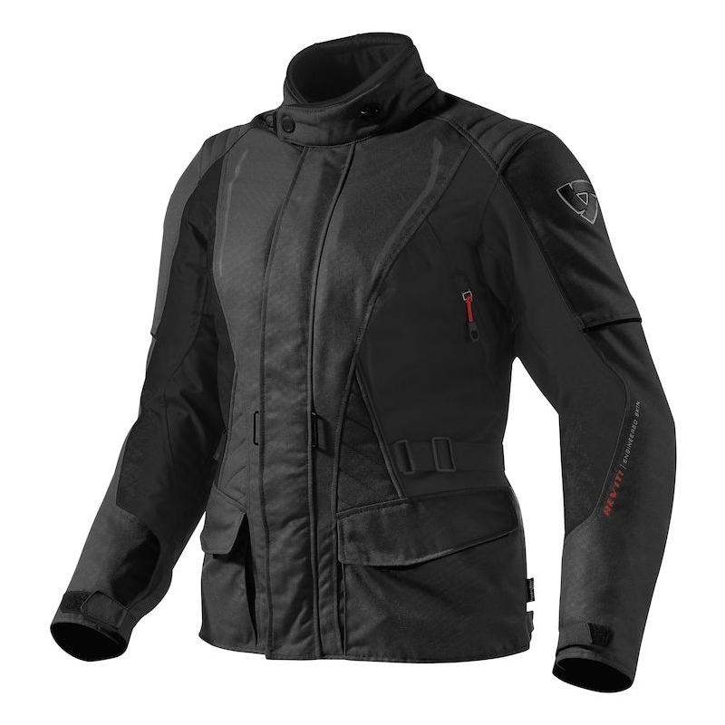 Revit Monroe Damen Motorradjacke Schwarz