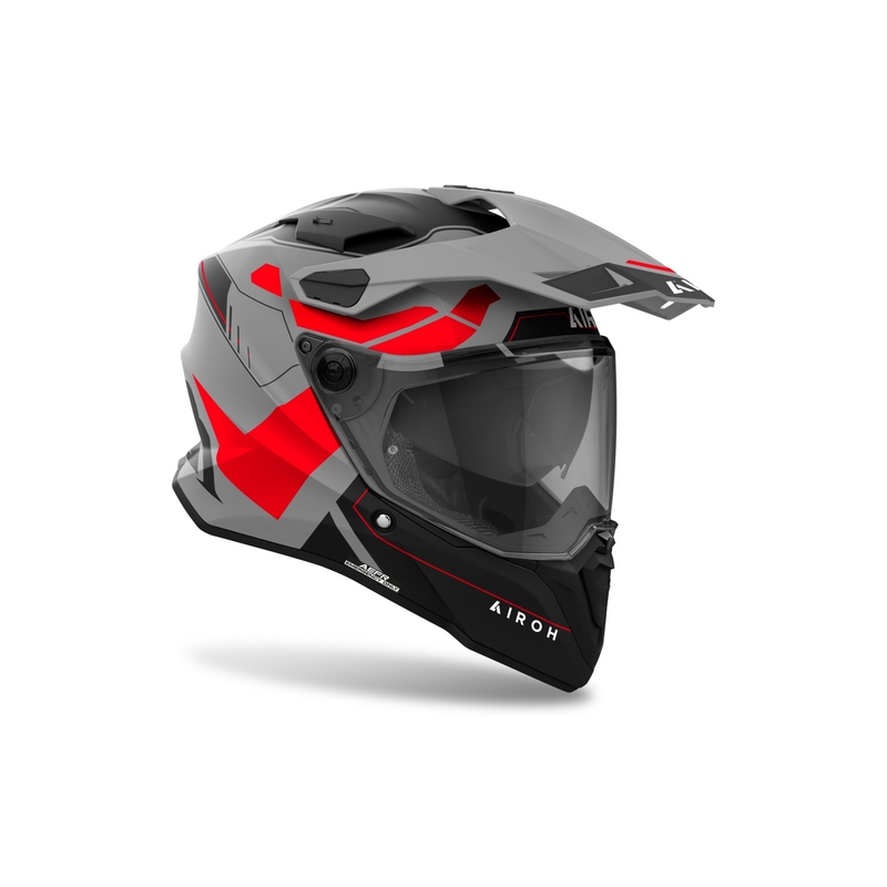 Endurohelm Airoh Commander 2 Reveal matt rot fluo