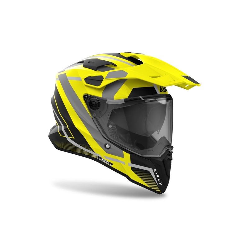 Endurohelm Airoh Commander 2 Mavick mattgelb