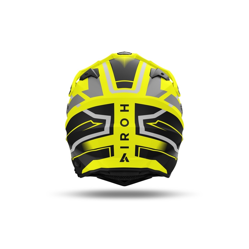 Endurohelm Airoh Commander 2 Mavick mattgelb