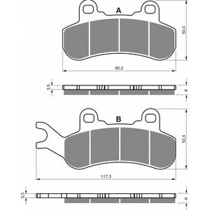 Bremsbeläge GOLDFREN 376 S33 OFF-ROAD FRONT