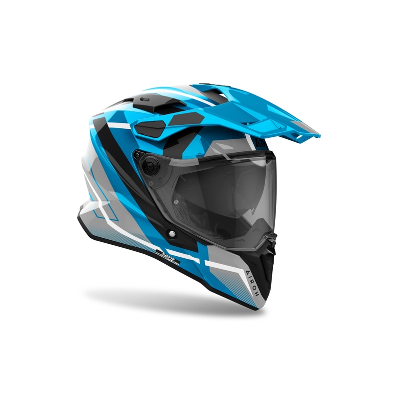 Endurohelm Airoh Commander 2 Mavick glänzend blau