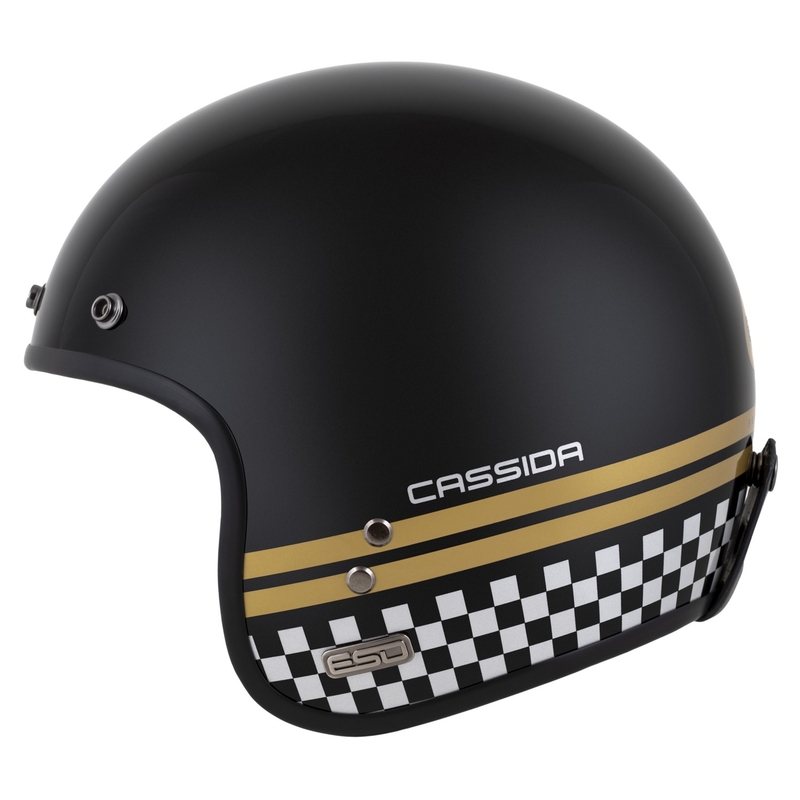 Jethelm Cassida Eso Forty Nine Schwarz Perlgold-Grau
