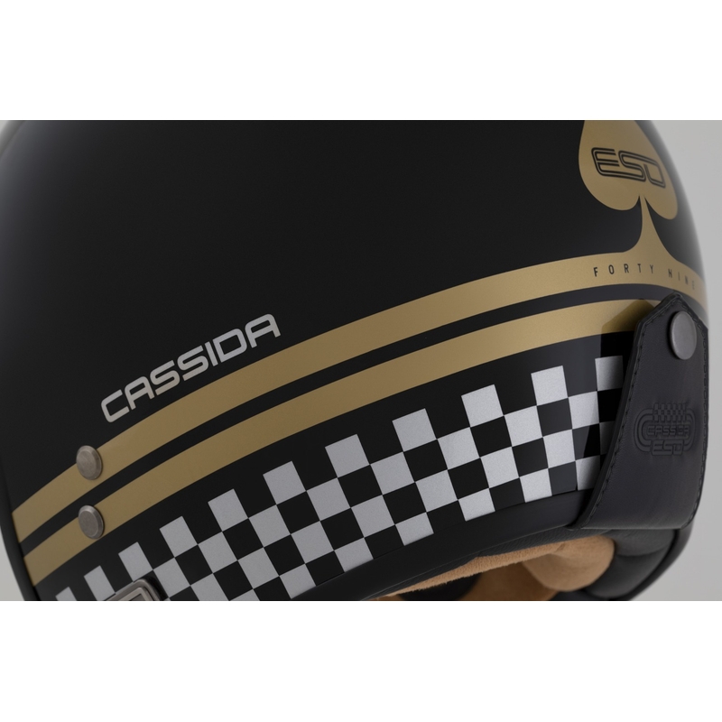 Jethelm Cassida Eso Forty Nine Schwarz Perlgold-Grau