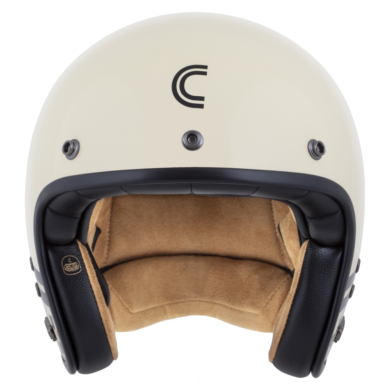 Offener Helm Cassida Eso Forty Nine creme-schwarz