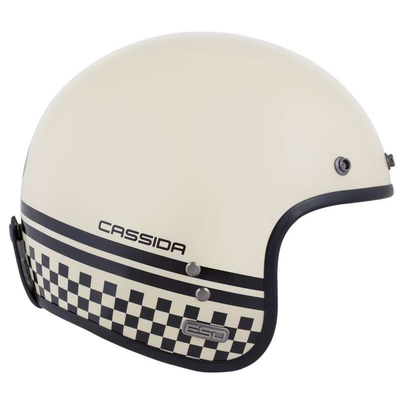 Offener Helm Cassida Eso Forty Nine creme-schwarz