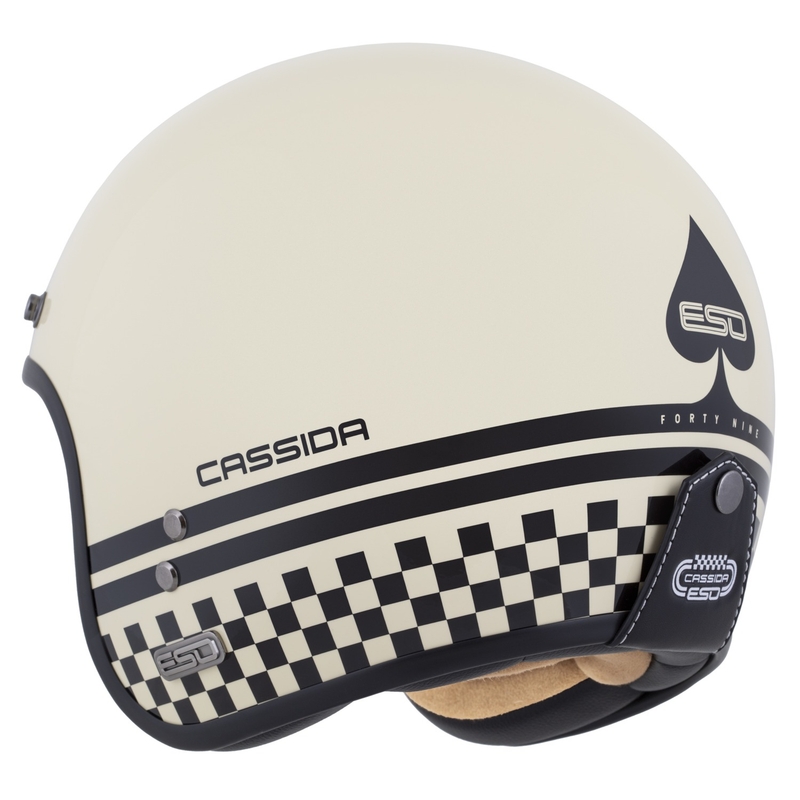 Offener Helm Cassida Eso Forty Nine creme-schwarz