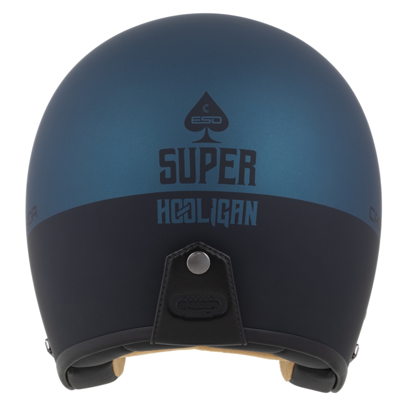 Jethelm Cassida Eso Super Hooligan Schwarz Matt-Metallic Blau