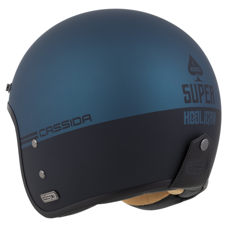 Jethelm Cassida Eso Super Hooligan Schwarz Matt-Metallic Blau