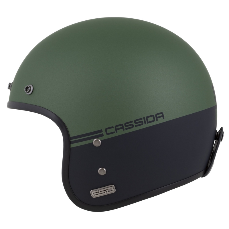 Jethelm Cassida Eso Super Hooligan schwarz matt-metallic grün