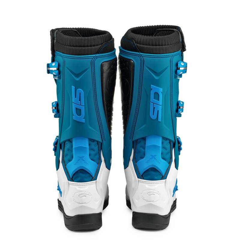 SIDI X POWER SC LEI Damen Motorradstiefel weiß und blau