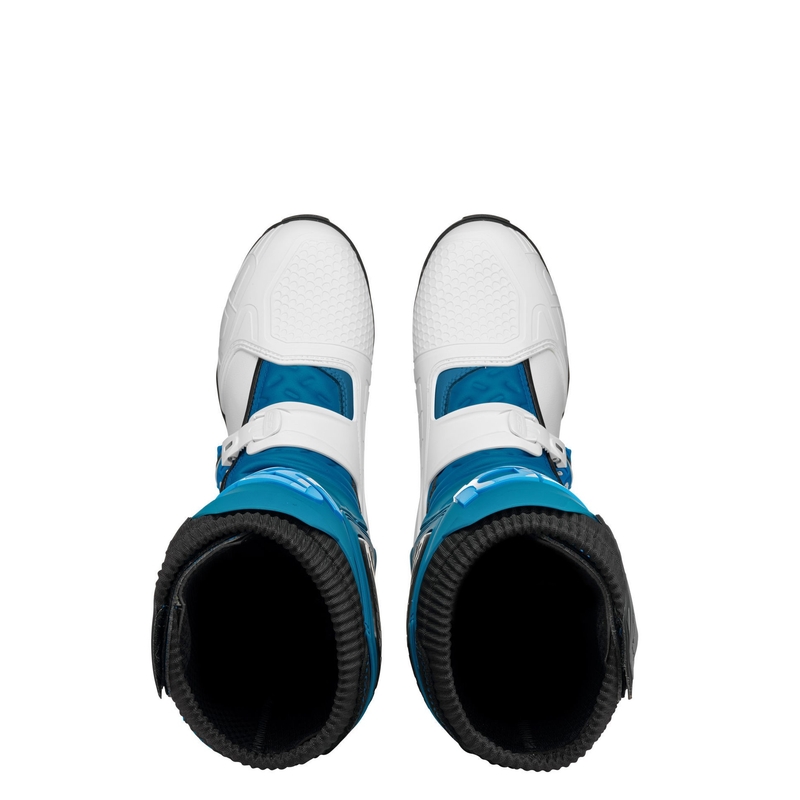 SIDI X POWER SC LEI Damen Motorradstiefel weiß und blau