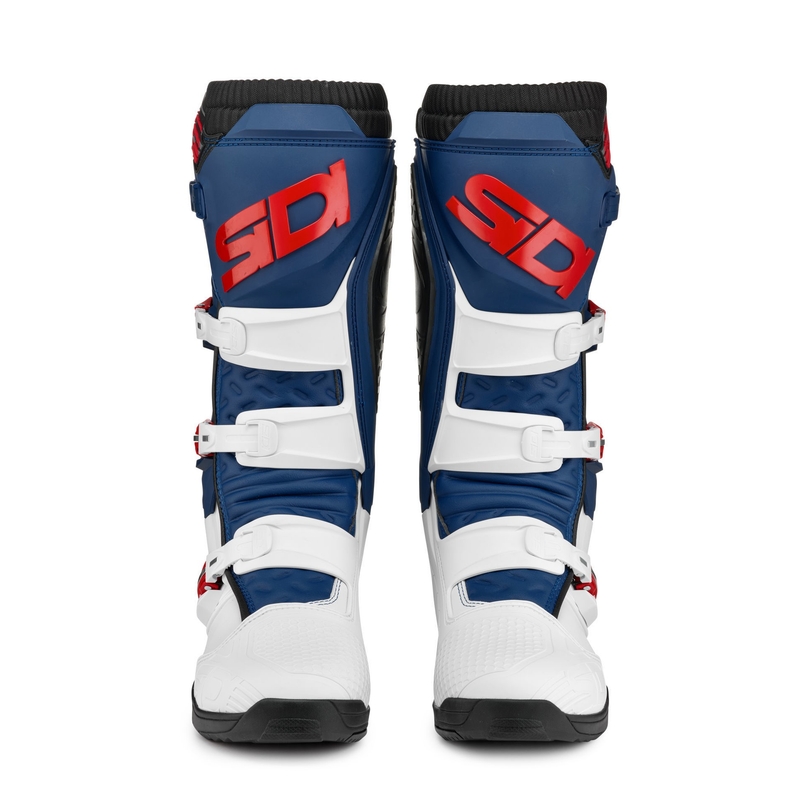 Motorradstiefel SIDI X POWER SC weiß-blau-rot