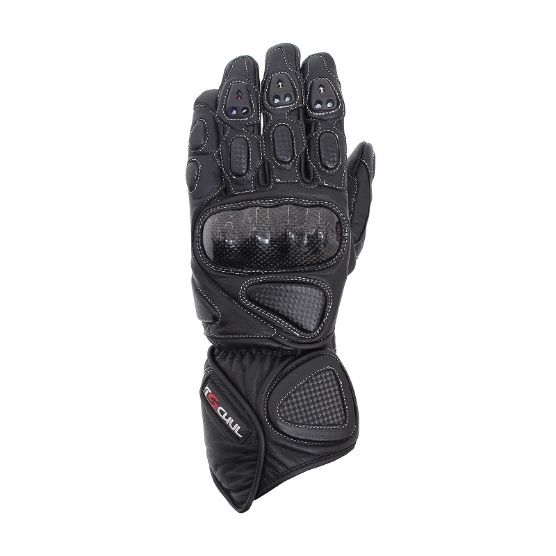 Motorradhandschuhe Tschul 212 schwarz Ausverkauf