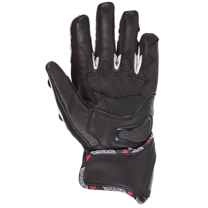 Motorradhandschuhe RSA Spacer schwarz-weiss-fluo gelb Ausverkauf