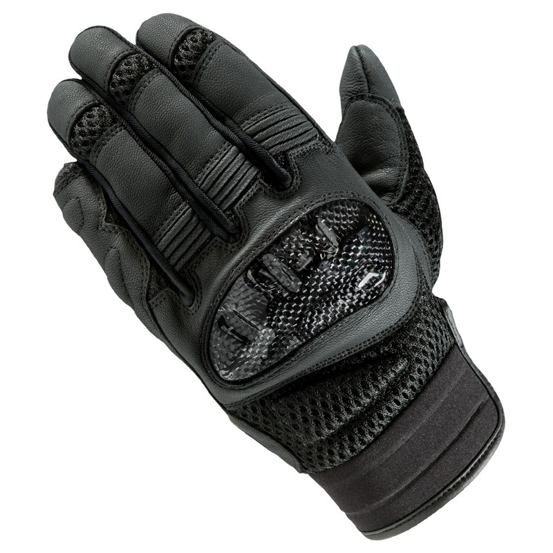 Motorradhandschuhe Rebelhorn Gap II CE schwarz Ausverkauf