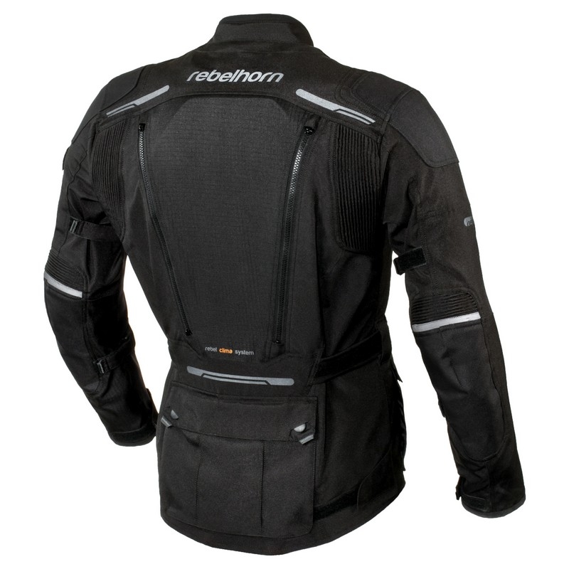 Rebelhorn Cubby III Motorradjacke schwarz