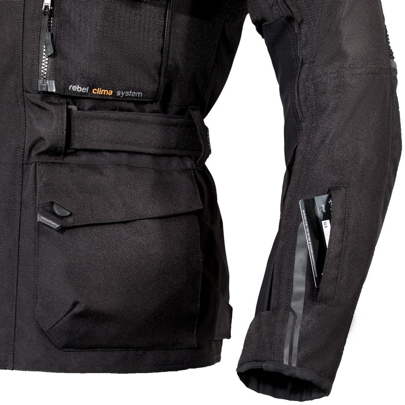 Rebelhorn Cubby III Motorradjacke schwarz