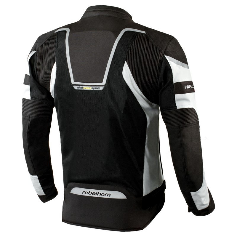 Motorradjacke Rebelhorn Hiflow III silber-schwarz