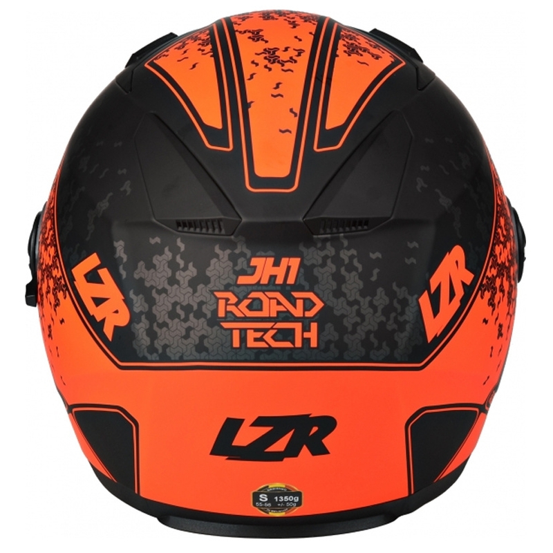 Open Helm Lazer JH-1 Road Tech schwarz-fluo rot Ausverkauf