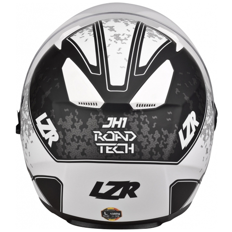 Open Helmet Lazer JH-1 Road Tech schwarz und weiß matt Ausverkauf