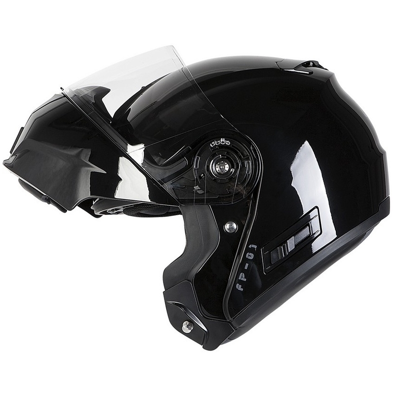 Kipphelm Ozone FP-01 PR schwarz glänzend Ausverkauf