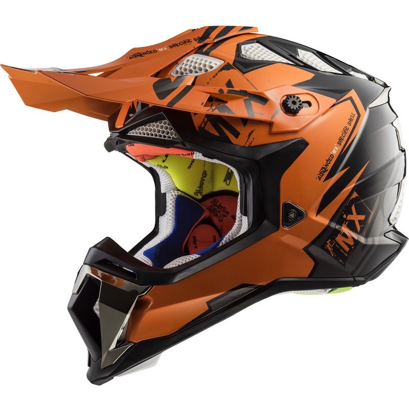 Helm LS2 MX470 Subverter Emperor schwarz-orange Ausverkauf