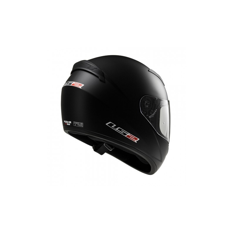Motorradhelm LS2 FF352 ROOKIE SOLID schwarz matt Ausverkauf