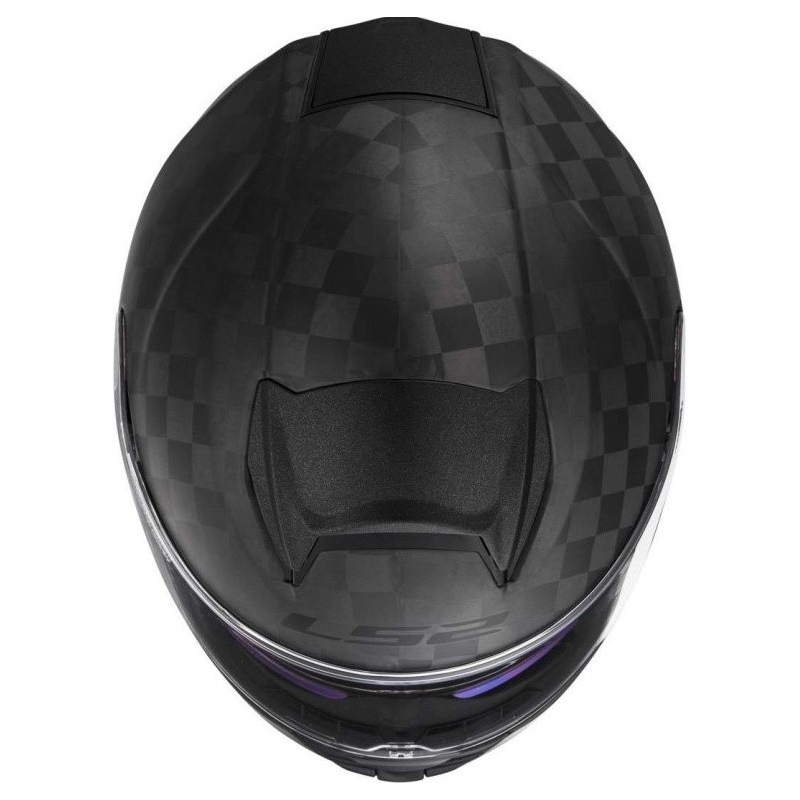 Motorradhelm LS2 FF397 Vector Solid Carbon Schwarz Matt Ausverkauf
