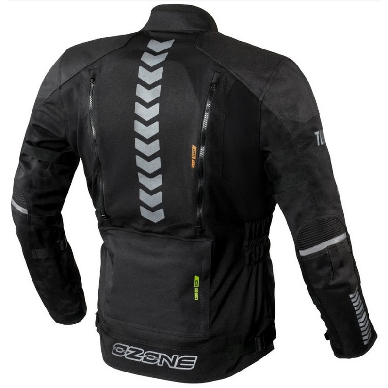 Moto Jacke Ozone Tour II schwarz Ausverkauf