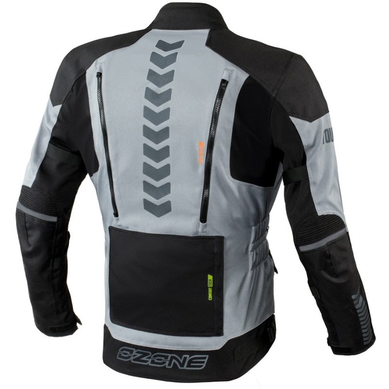 Motorradjacke Ozone Tour II schwarz-grau Ausverkauf