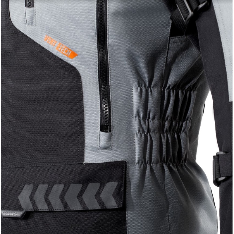 Motorradjacke Ozone Tour II schwarz-grau Ausverkauf
