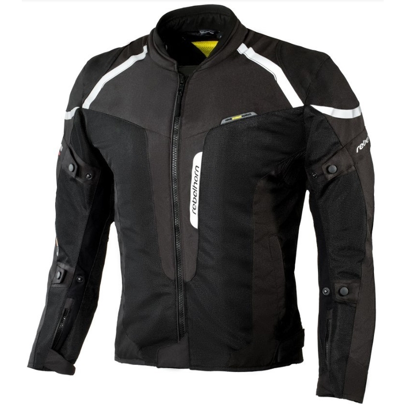 Moto Jacke Rebelhorn Hiflow III schwarz sale Ausverkauf