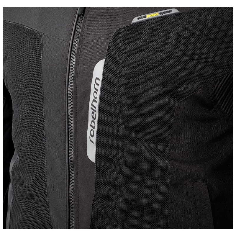 Moto Jacke Rebelhorn Hiflow III schwarz sale Ausverkauf