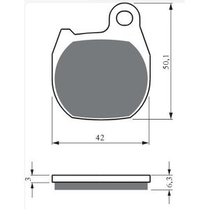 Bremsbeläge GOLDFREN 422 AD  OFF-ROAD FRONT
