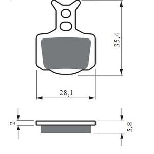 Bremsbeläge GOLDFREN 439 S33 OFF-ROAD REAR