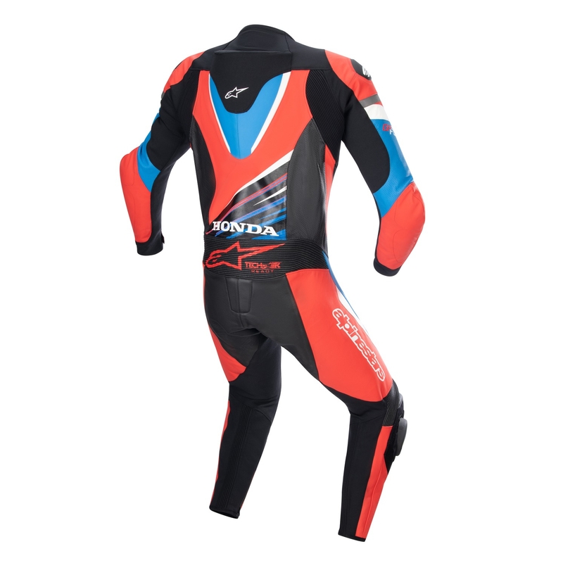 Motorradanzug Alpinestars GP Force Honda schwarz-rot-fluo-weiß