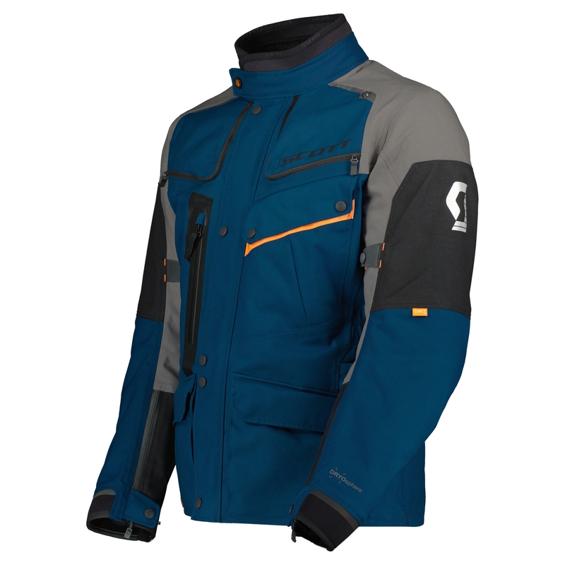 Motorradjacke SCOTT VOYAGER DRYO blau-grau Ausverkauf