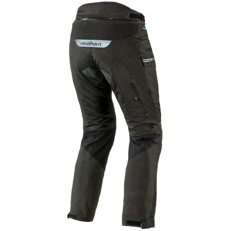 Rebelhorn Cubby III Schwarz Motorradhosen Ausverkauf