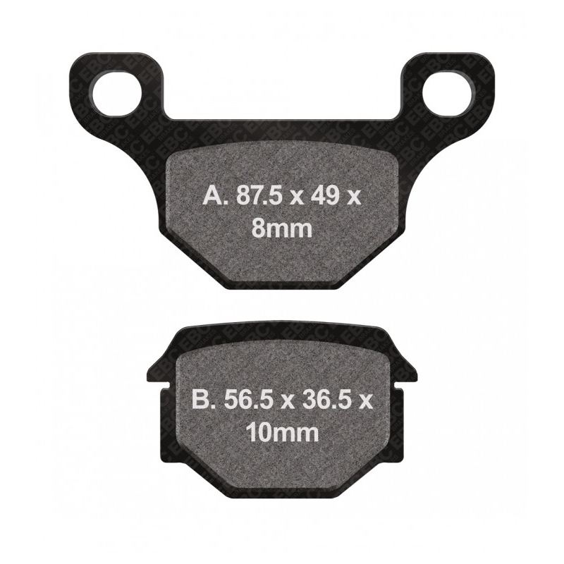 Bremsbeläge EBC für DERBI Atlantis 50 2T 2007-2011, DERBI Atlantis 50 4T 2007-2009