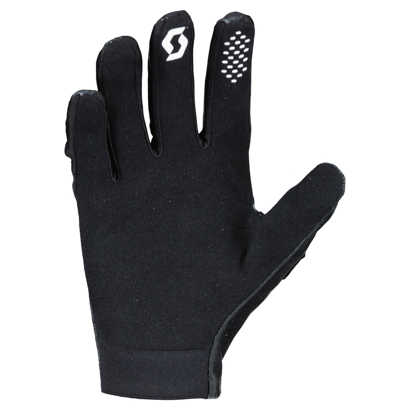 Motocross-Handschuhe SCOTT 250 SWAP EVO schwarz und weiß